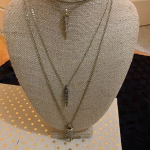 Chloe + Isabel Three Row Convertible Necklace